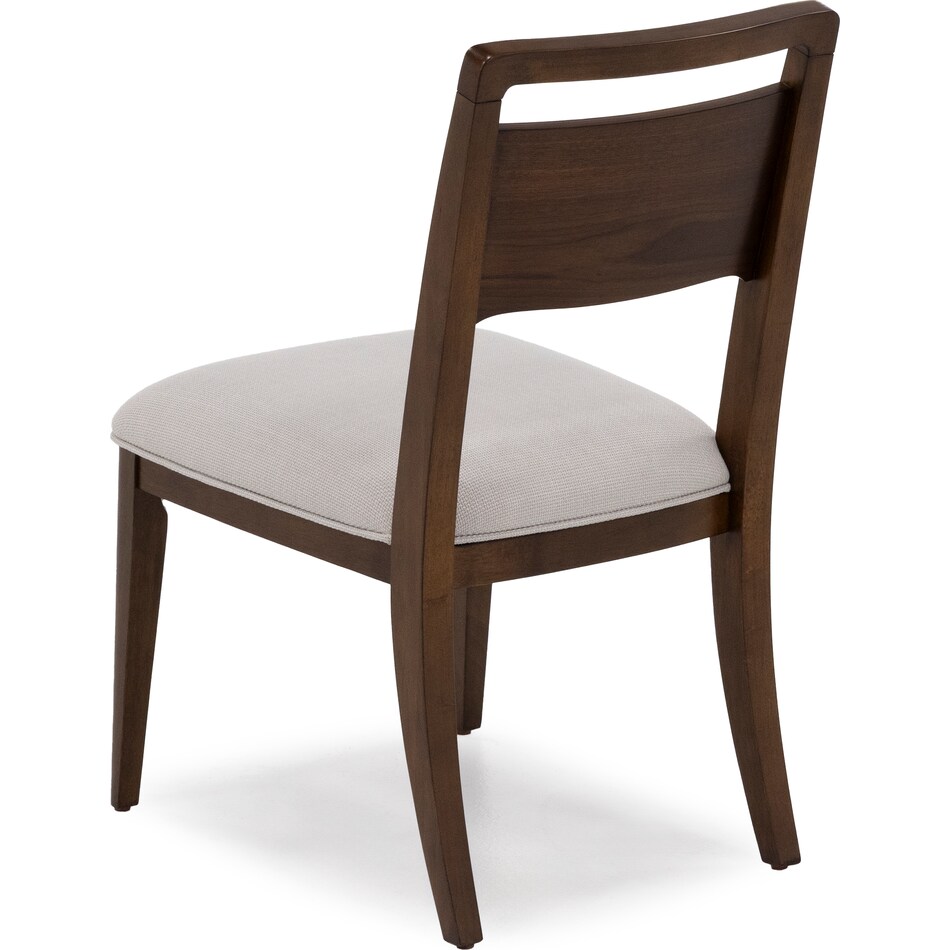 rivr max walnut inch standard seat height side chair   