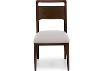 rivr max walnut inch standard seat height side chair   