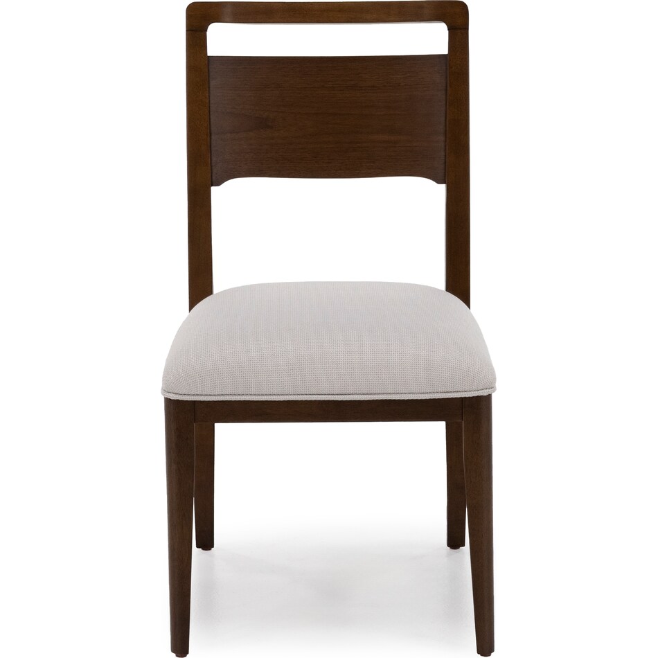 rivr max walnut inch standard seat height side chair   