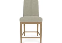 rivr pale oak   linen  inchcounter seat height stool   