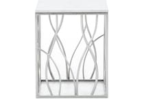 rivr silver end table ulyss  