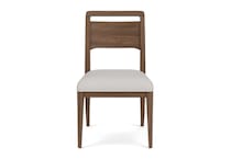 rivr walnut inch standard seat height side chair   