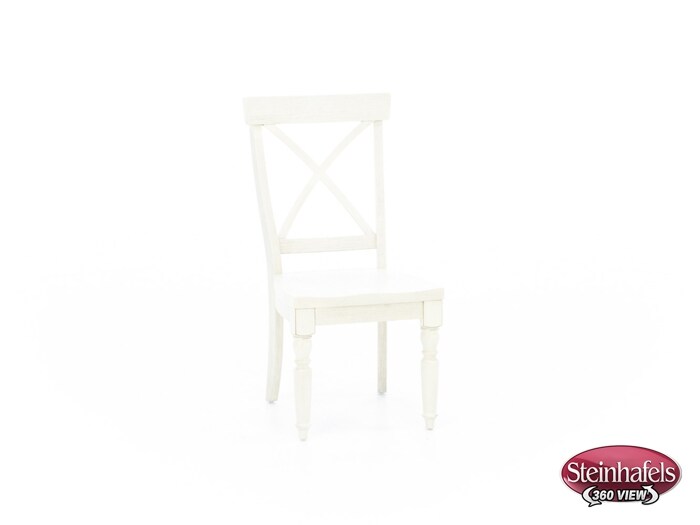 rivr white inch standard seat height side chair  image   