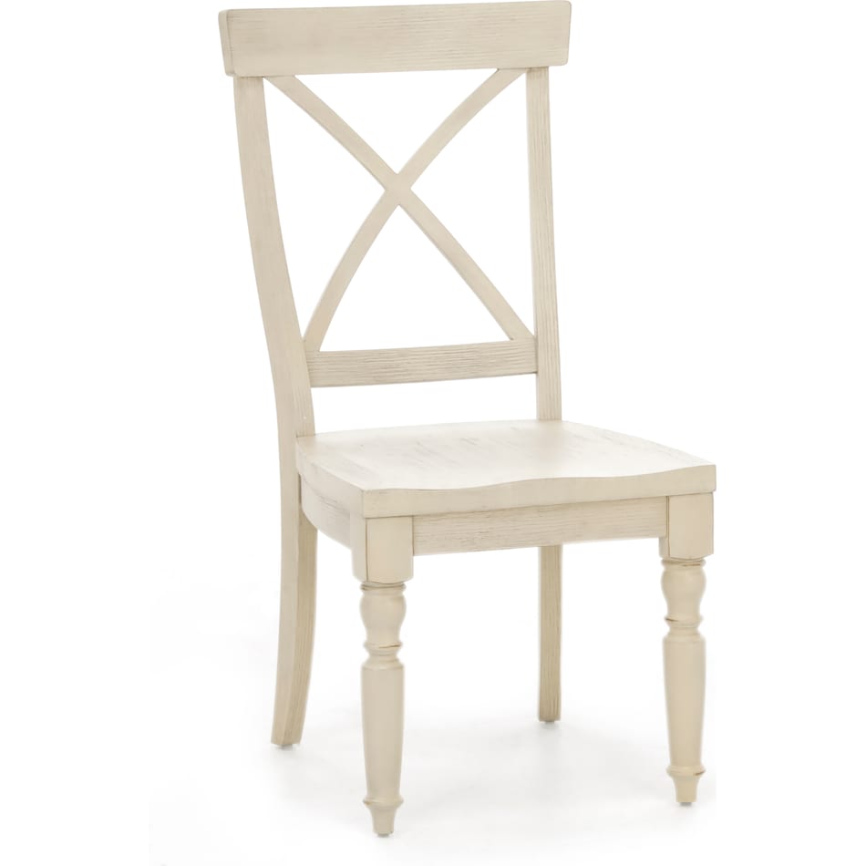 rivr white inch standard seat height side chair   