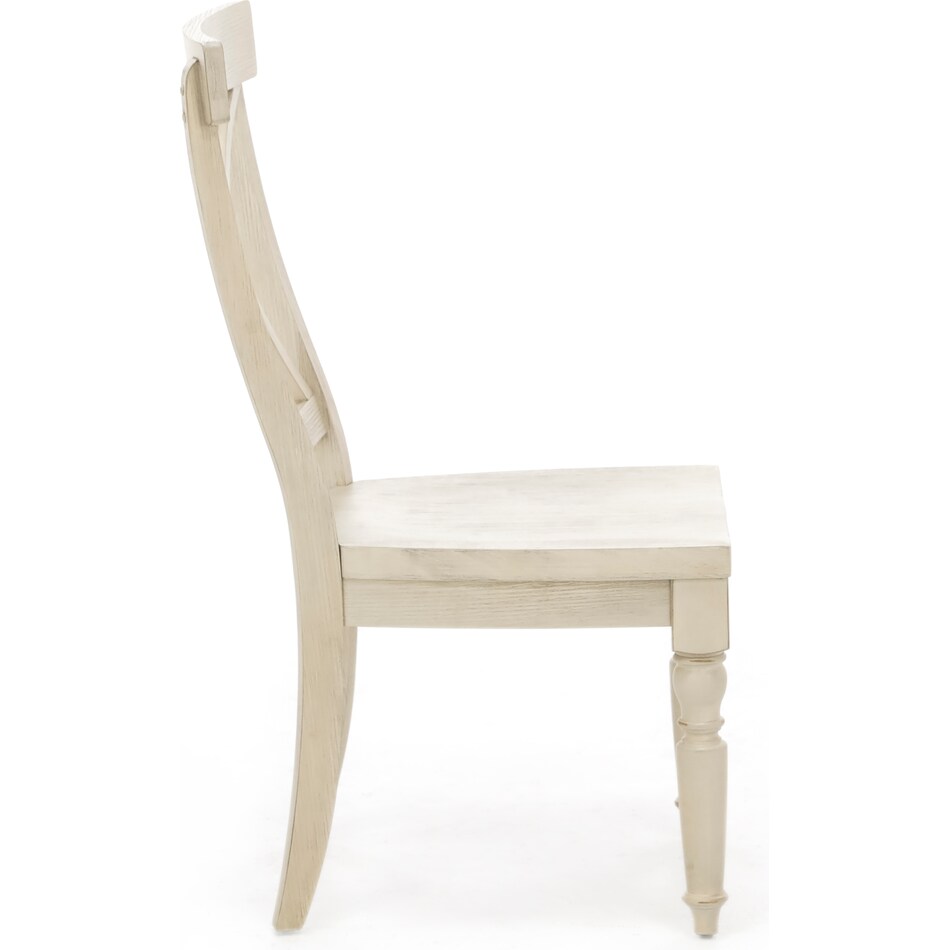 rivr white inch standard seat height side chair   