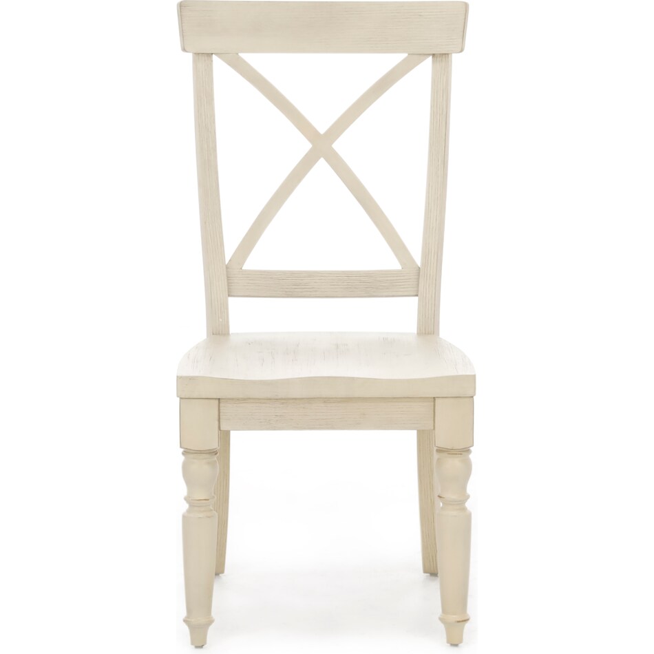 rivr white inch standard seat height side chair   