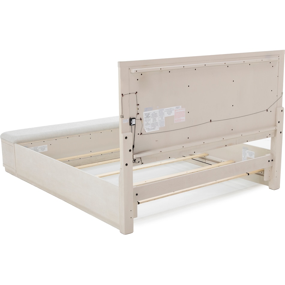 rivr white king bed package skp  