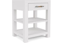 rivr white single drawer   