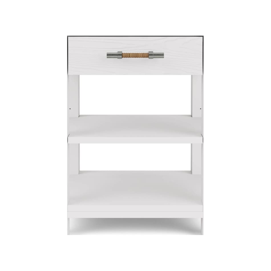 rivr white single drawer   