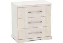 rivr white three drawer   