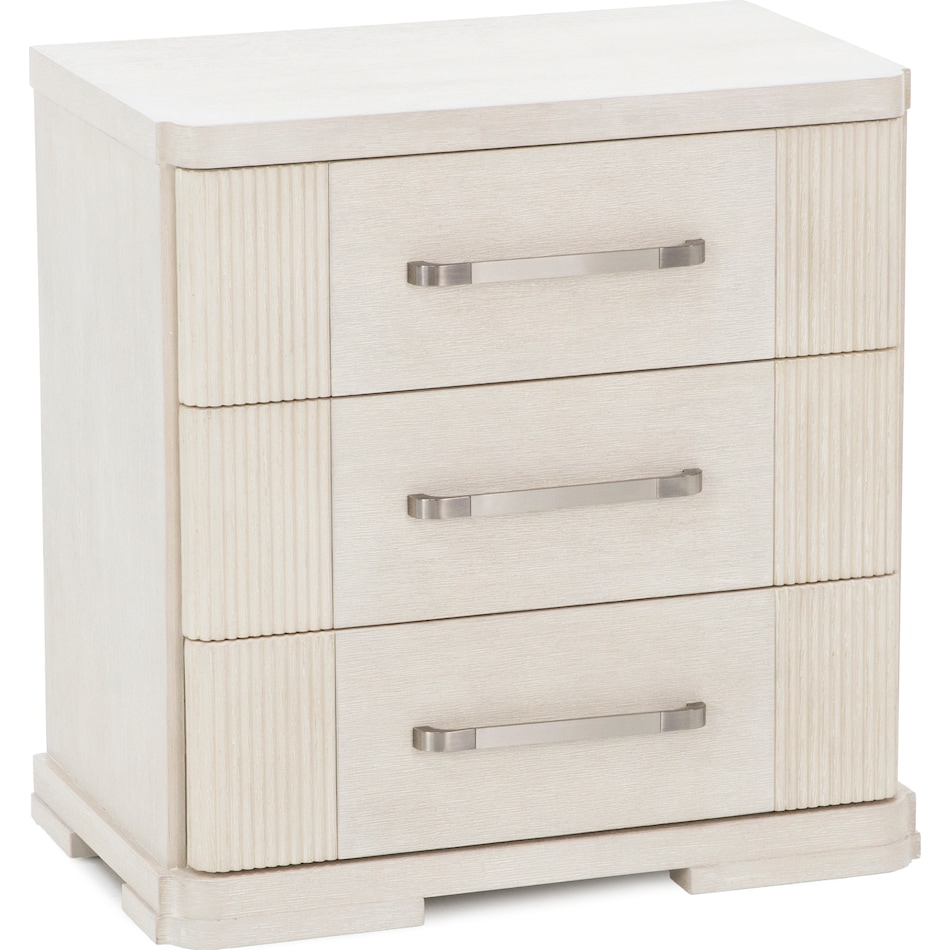 rivr white three drawer   