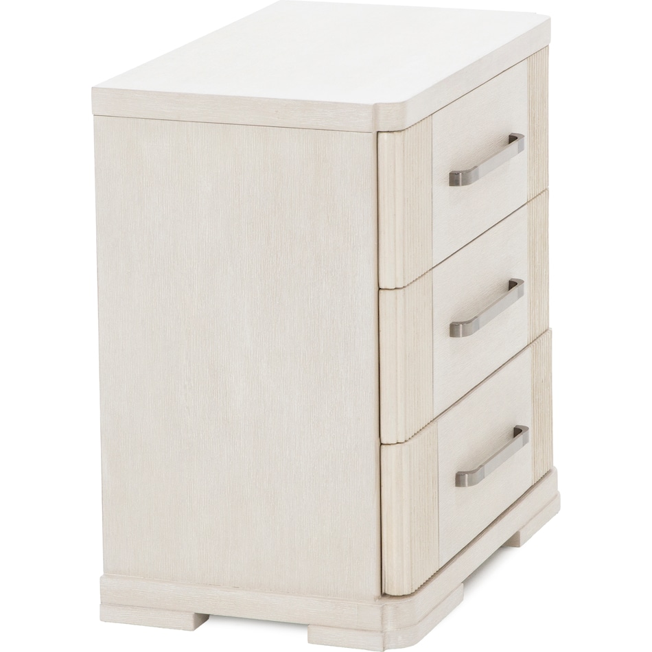 rivr white three drawer   