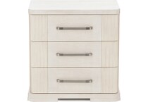 rivr white three drawer   