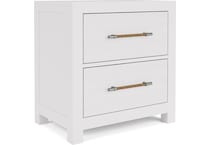rivr white two drawer   