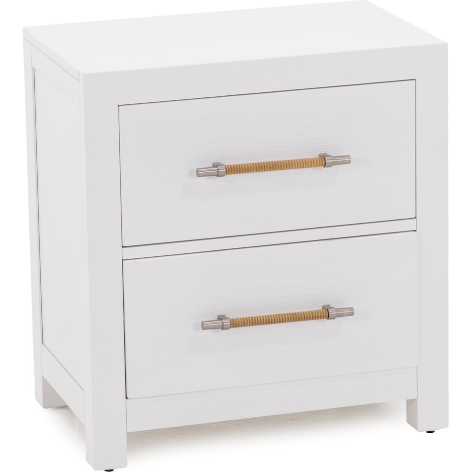 rivr white two drawer   