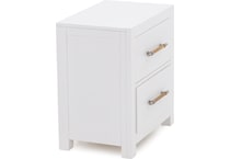 rivr white two drawer   