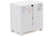rivr white two drawer   