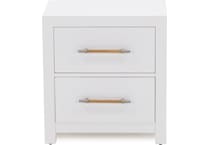 rivr white two drawer   