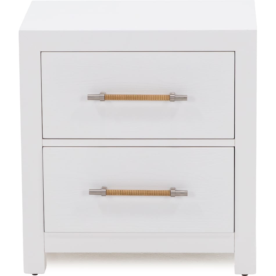 rivr white two drawer   