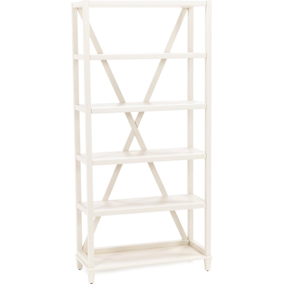 rivr winter white bookcase etergere osb  