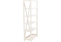 rivr winter white bookcase etergere osb  