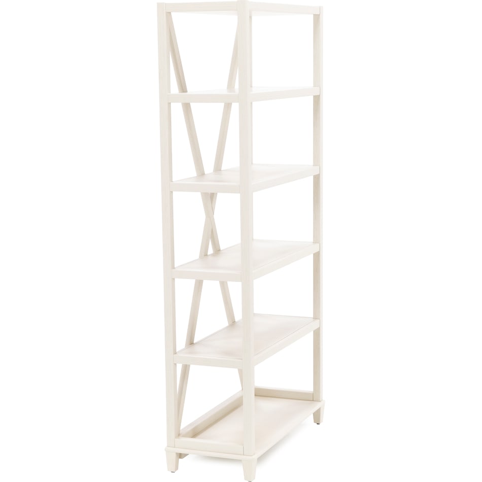 rivr winter white bookcase etergere osb  