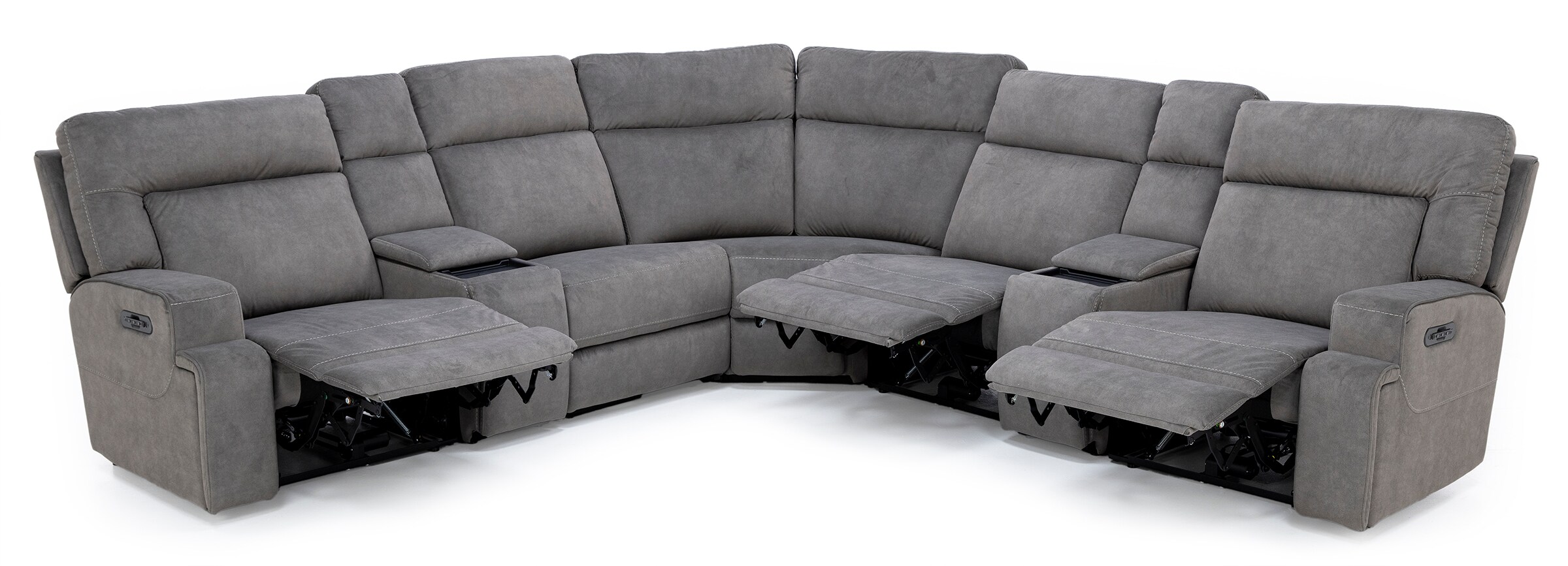 モダンロイヤル Royal 7-Pc. Fully Loaded Zero Gravity Reclining Modular with