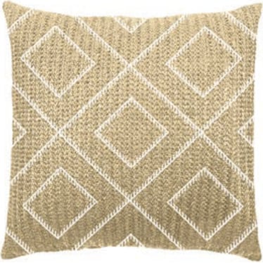Natural Geo Outdoor Poly Pillow 18"W X 18"H