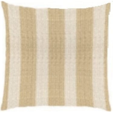 Natural Stripes Outdoor Poly Pillow 18"W X 18"H