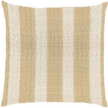 Natural Stripes Outdoor Poly Pillow 18"W X 18"H