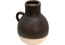 sagebrook home llc black jar vase bowl plate   