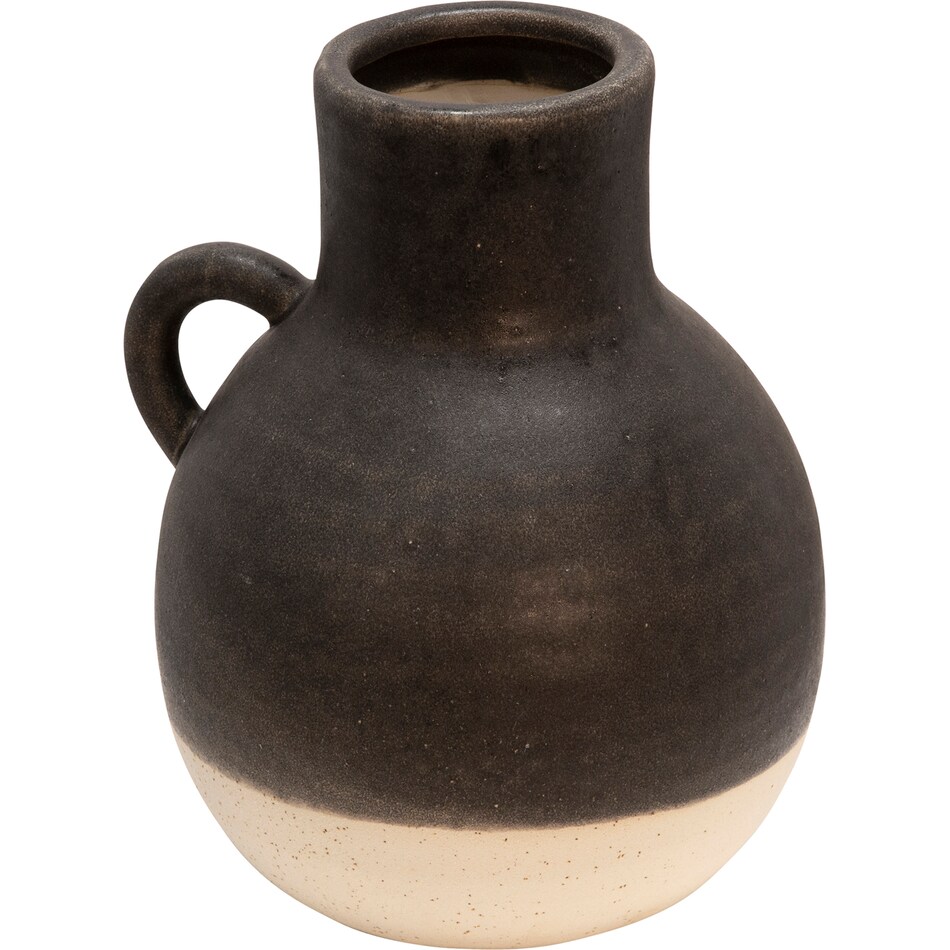 sagebrook home llc black jar vase bowl plate   