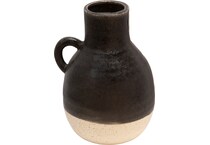 sagebrook home llc black jar vase bowl plate   