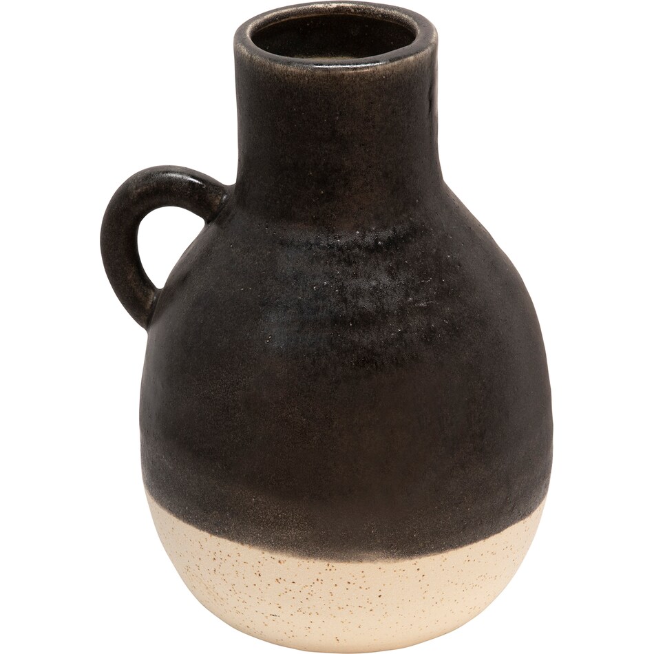 sagebrook home llc black jar vase bowl plate   