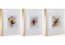 sagebrook home llc blue paintings set  
