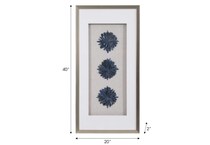 sagebrook home llc blue wood plaques   