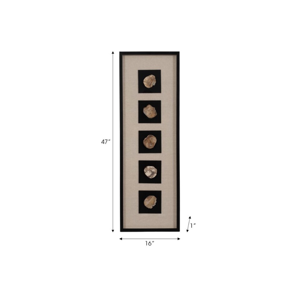 sagebrook home llc brown wood plaques   