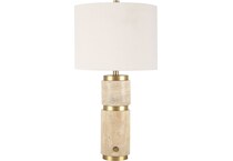sagebrook home llc cream table lamp   