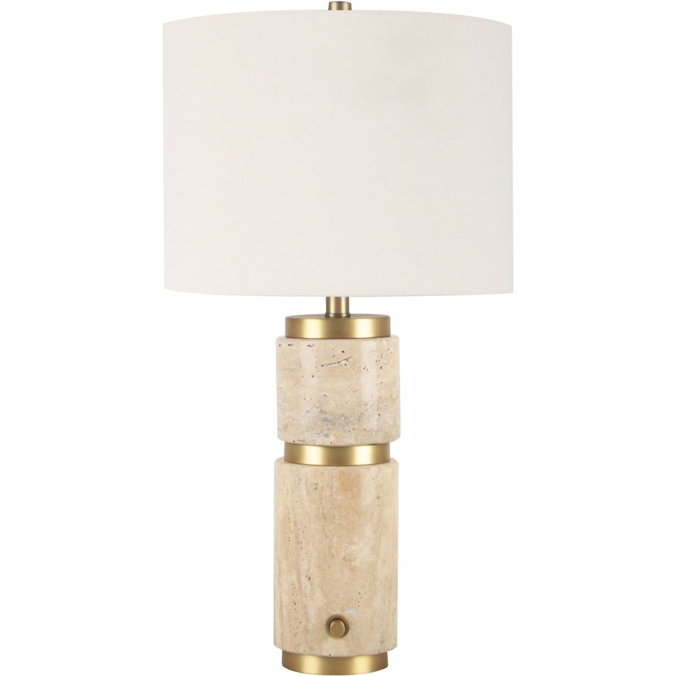 sagebrook home llc cream table lamp   