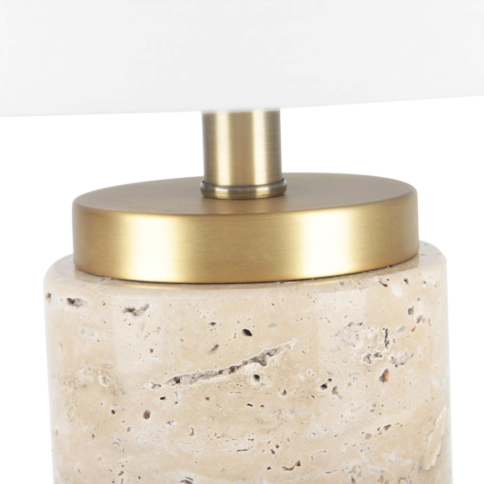sagebrook home llc cream table lamp   