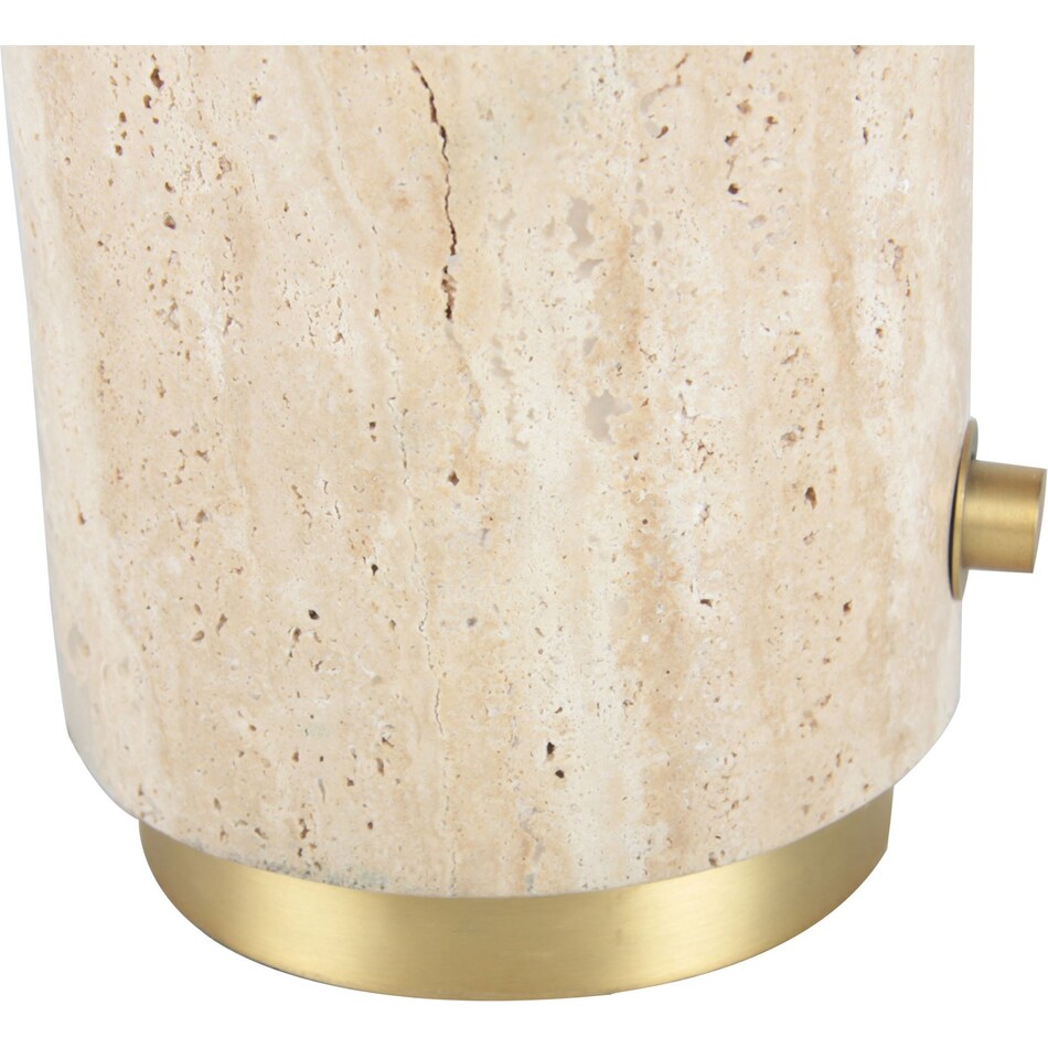 sagebrook home llc cream table lamp   