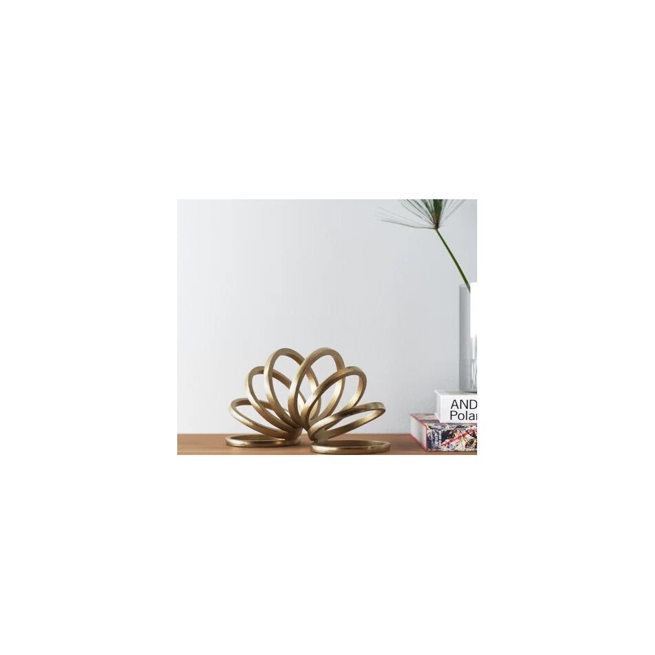 sagebrook home llc gold misc tabletop   