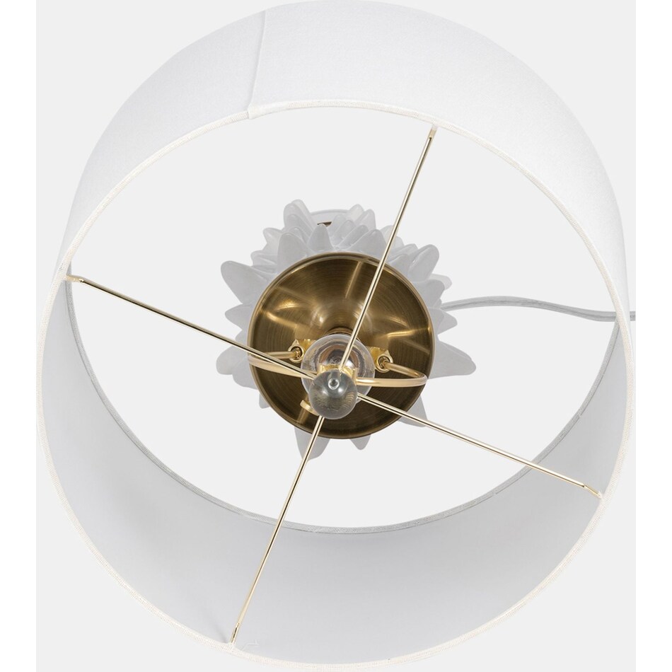 sagebrook home llc white table lamp   