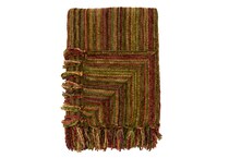 saro trading company green afghans   