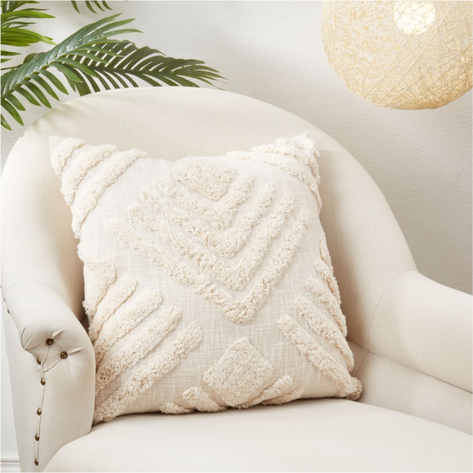 saro beige pillows   