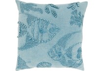 saro blue pillows   