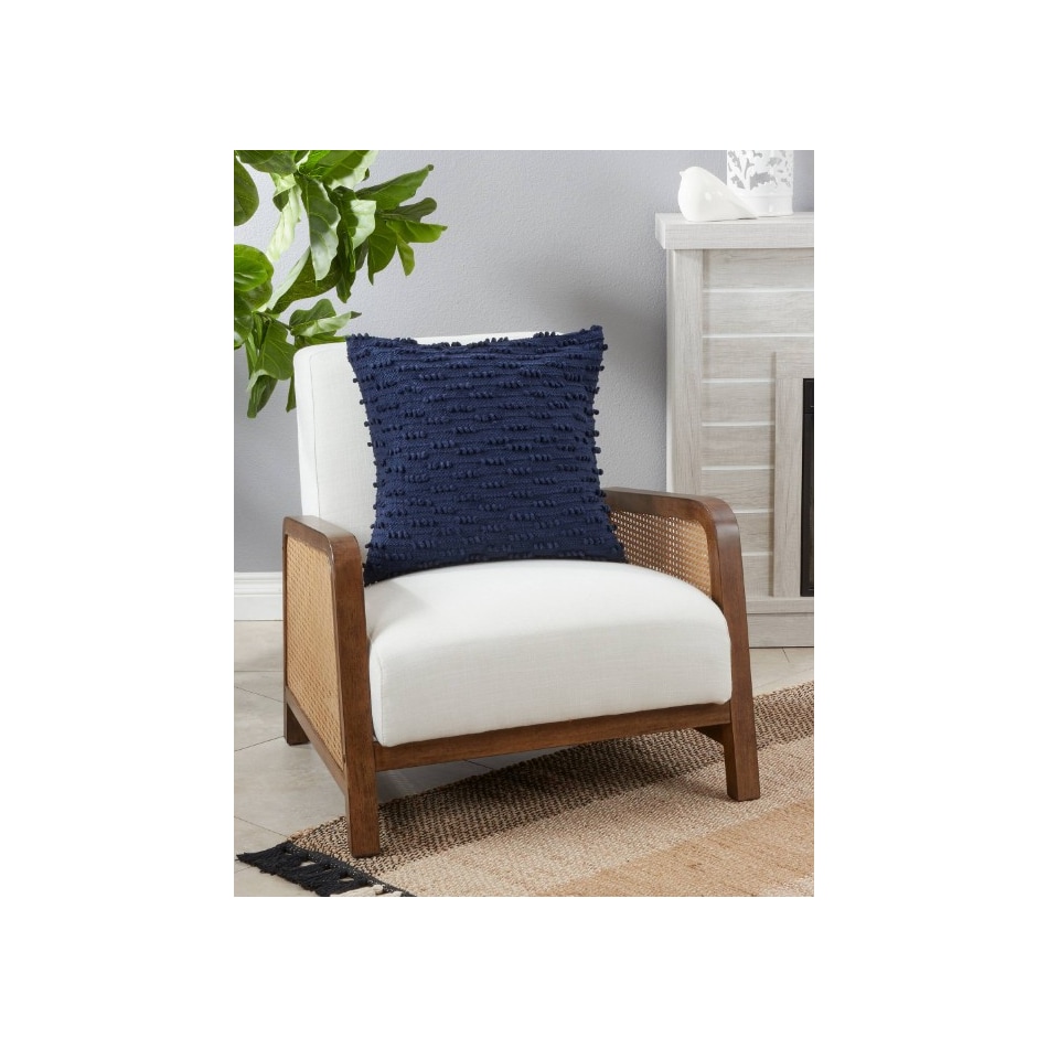 saro blue pillows   