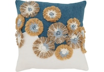 saro blue pillows   