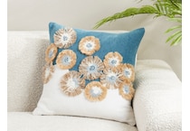 saro blue pillows   