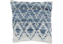 saro blue pillows   